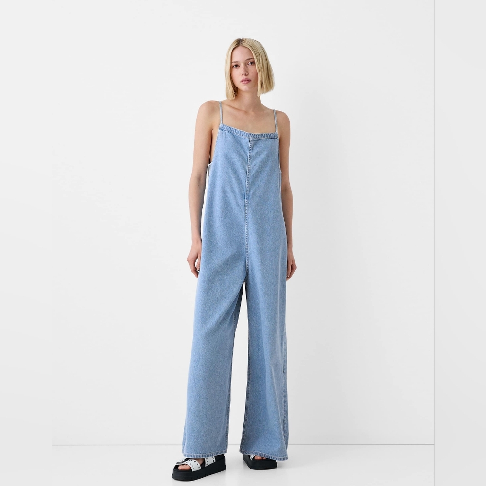 Light denim jumpsuit